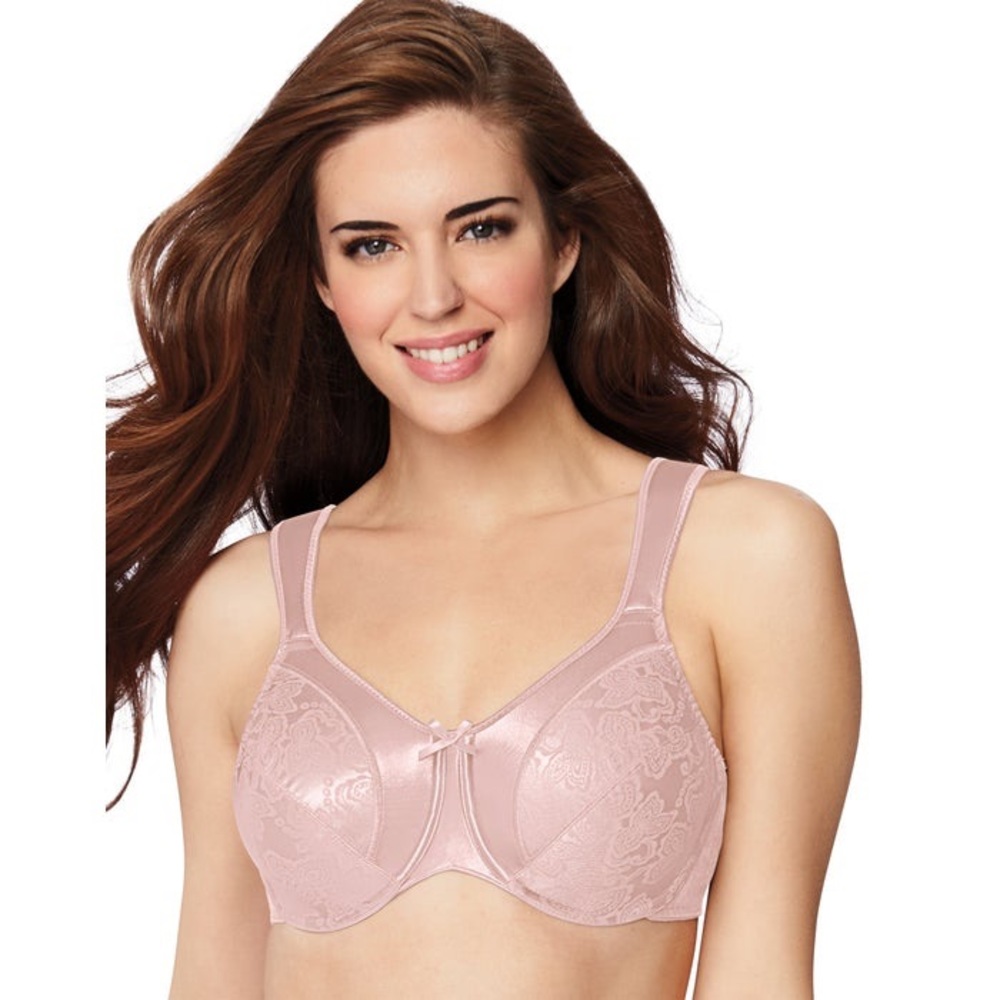 BALI Satin Tracings Minimizer Bra 3562